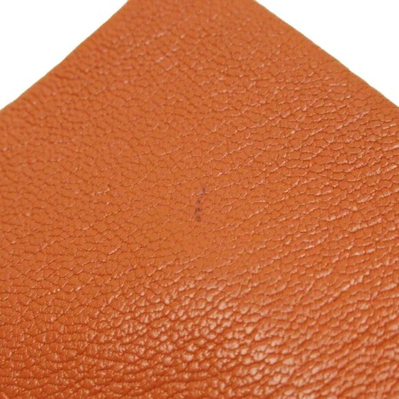 Authenticity guaranteed  HERMES BastiaCoin case Orange Chevre - Picture 6 of 6